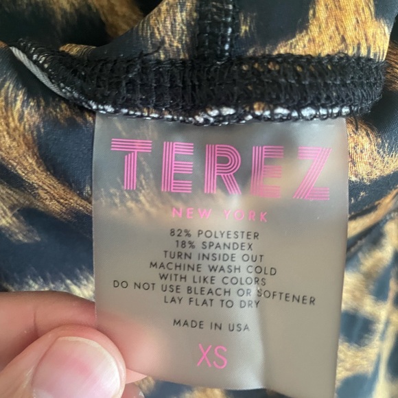 Terez Pants - Terez Leopard Print Leggings